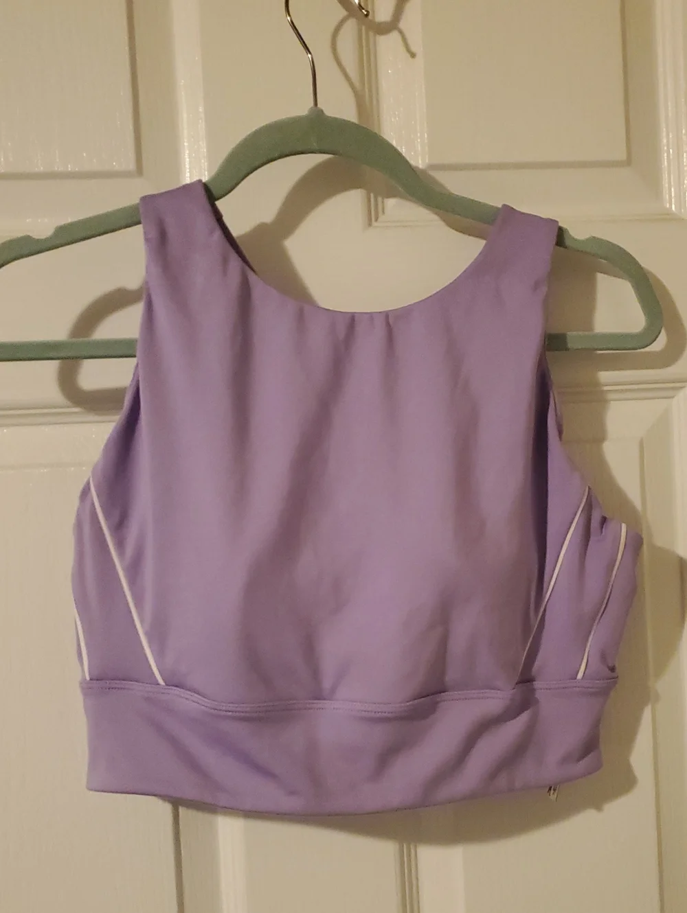 Victoria's Secret Lavender High-Neck Sport Crop Top